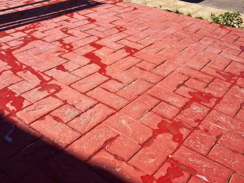 Repaired Brick Pattern